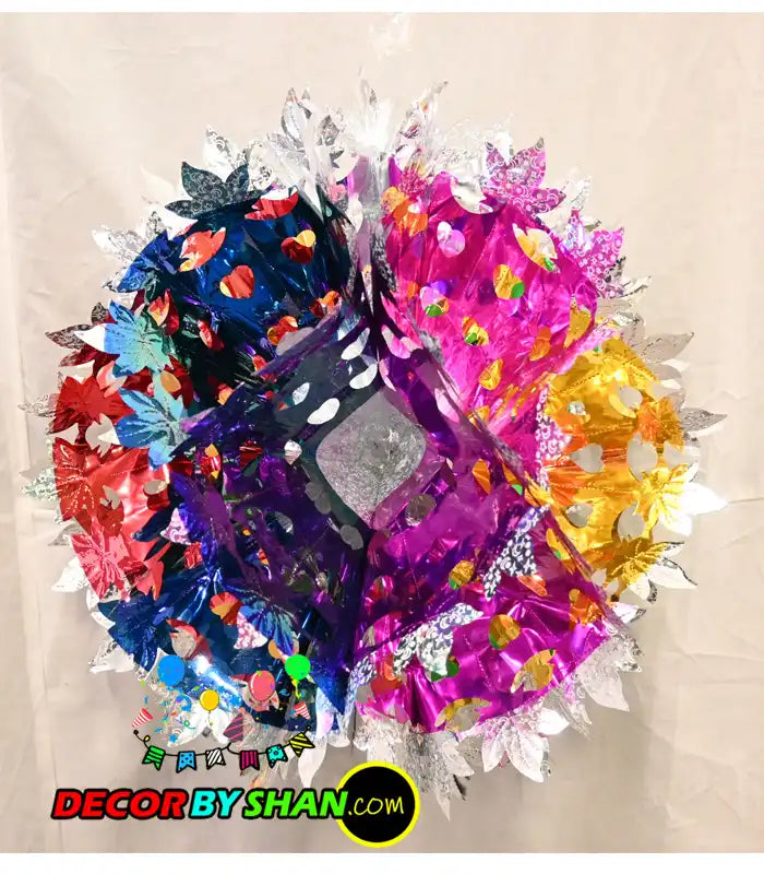 Foil Globe Hanging Decor Large 1pcs/Pack