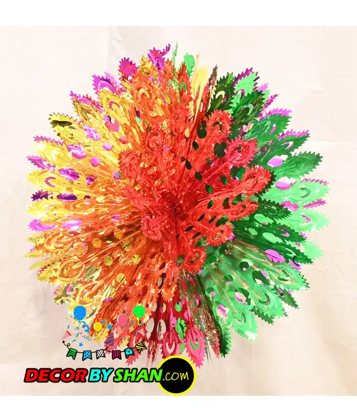 Foil Globe Hanging Decor Large 1pcs/Pack