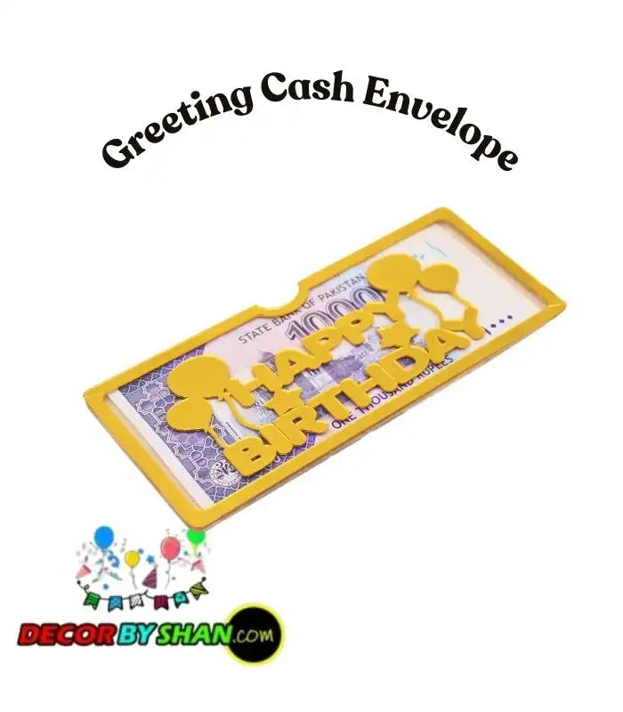 Happy Birthday Acrylic Envelope