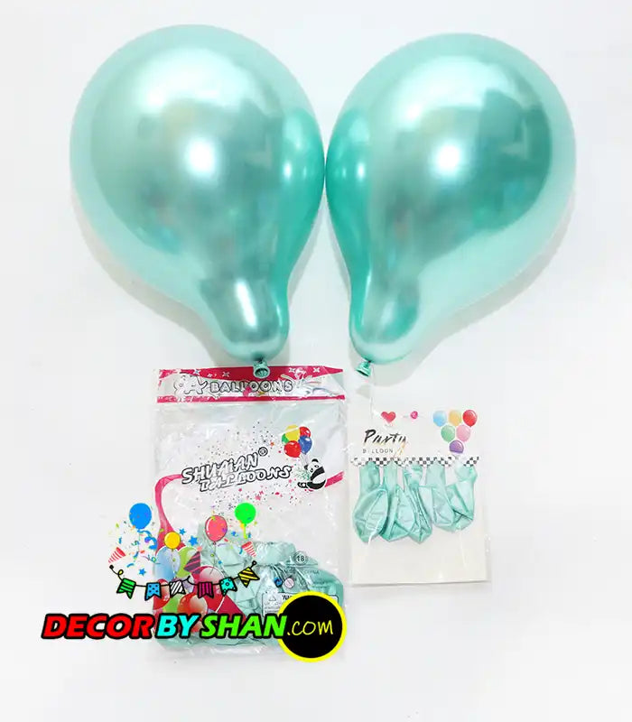 Balloons: Metallic Balloon Single Color 50pcs Pack