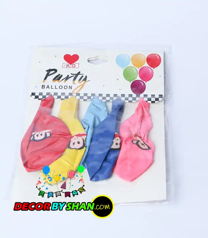 Balloons: Monkey Face Balloon 2.8g 100pcs Pack