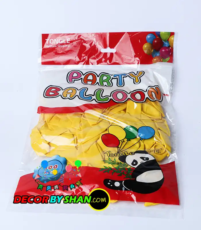 Balloons: Single Color Balloon 1.3G 100 pcs Pack