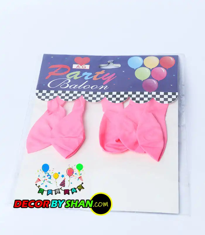 Balloon: Single Color Balloon 1.3G 5pcs Pack