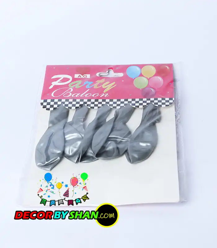 Balloon: Single Color Balloon 1.3G 5pcs Pack