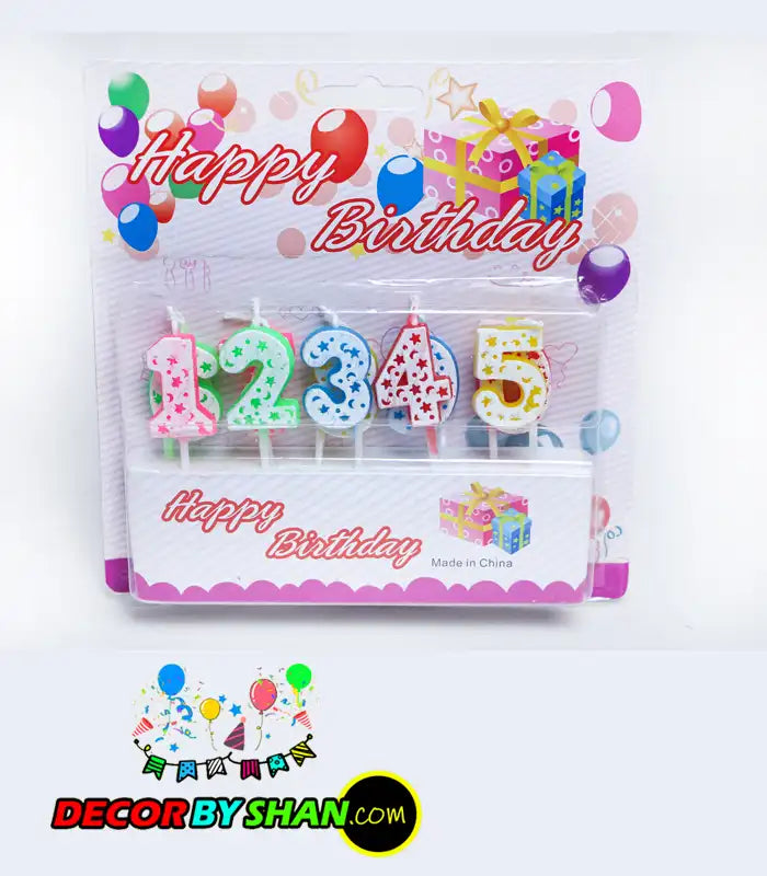 Number Candle Tinka 0-9