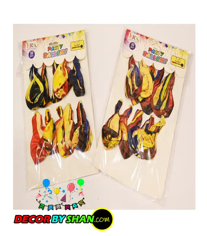 Balloons: Marble Baloon Card 10pcs/pack