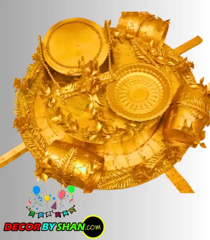 Mehndi Thaal Golden 18″
