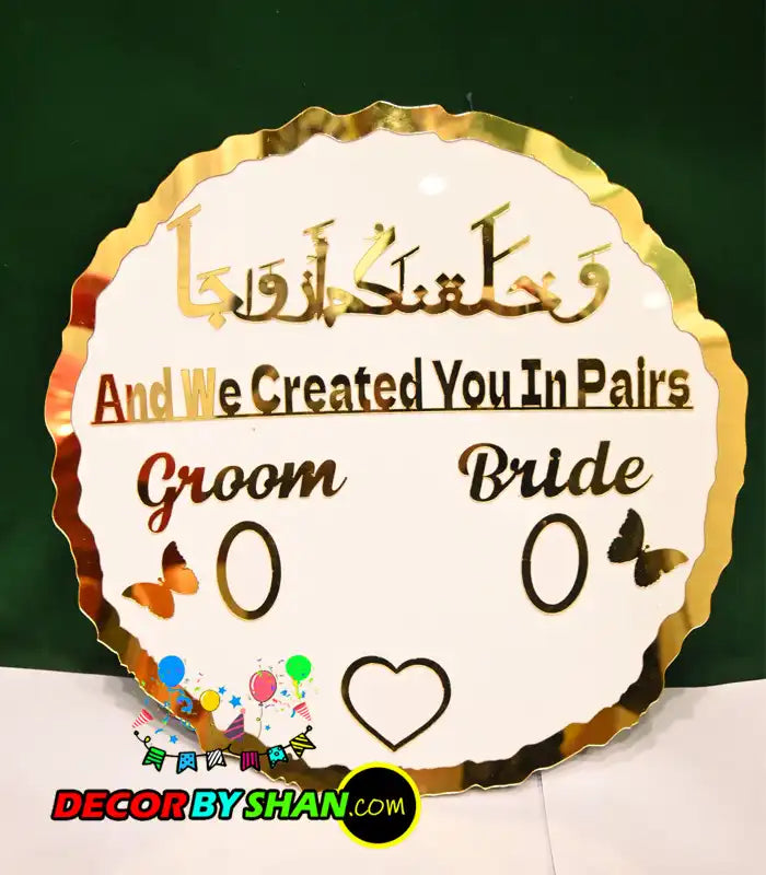 Nikah Thumb Plates