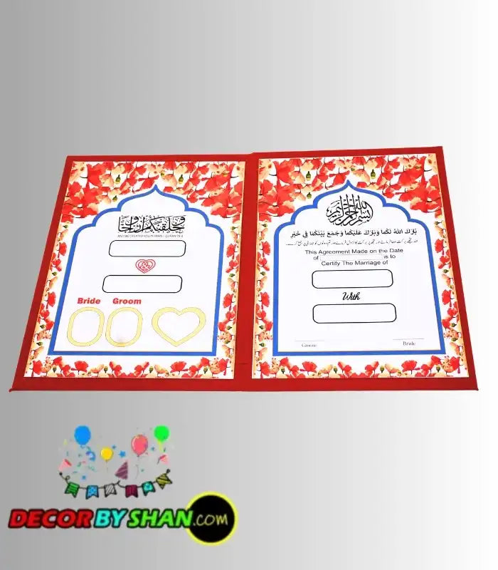 Nikah Thumb Plates Album A4