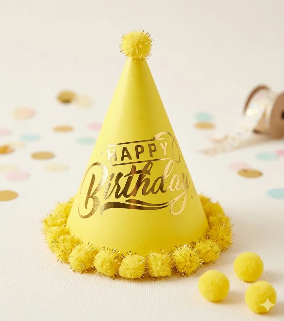 HB Panni Print Panni Ball Birthday Cap Medium 24cm