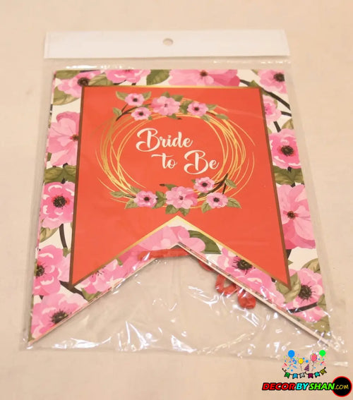 Bride To Be Letter Banner 6Pcs