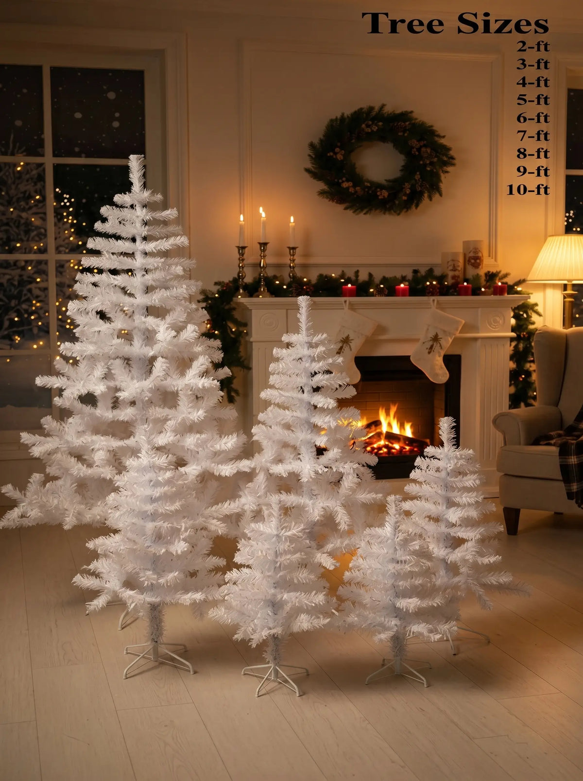 Tree White 3-8 Feets
