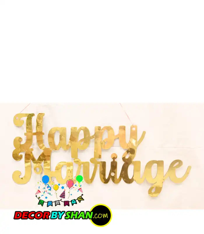 Happy Marriage Stage Background Writing