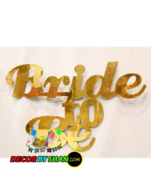 Bride To Be Stage Background Writing