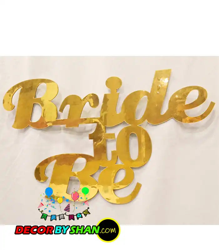 Bride To Be Stage Background Writing