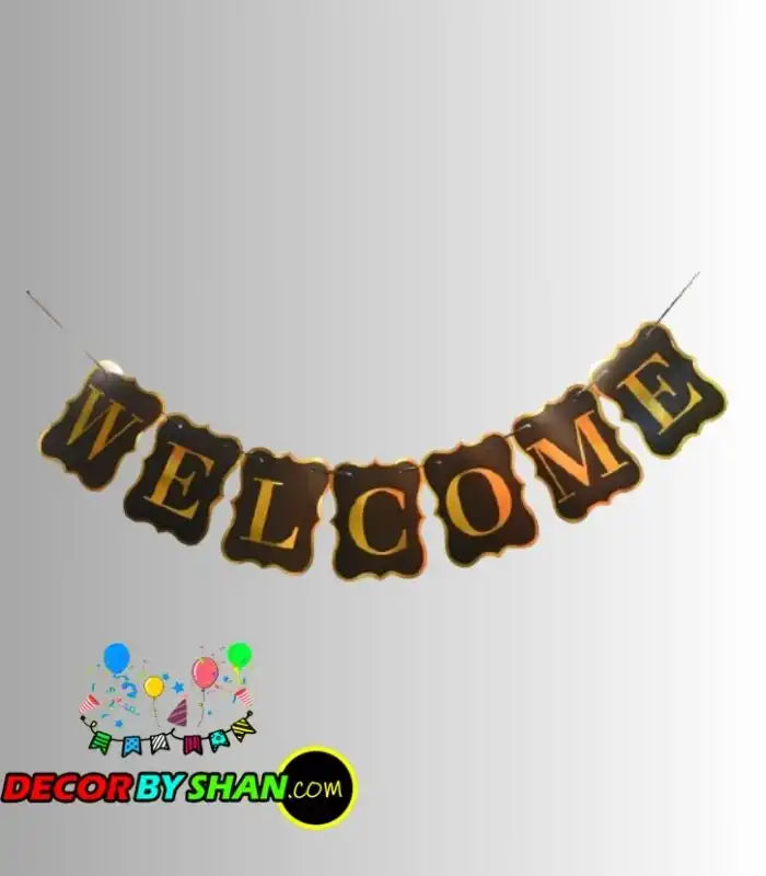 Welcome Letter Banners