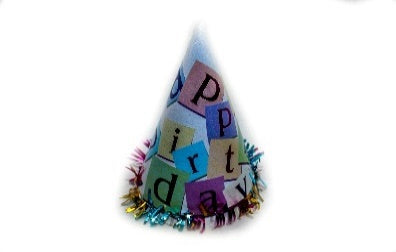 Happy Birthday Frill Gatta Cap 20cm Small